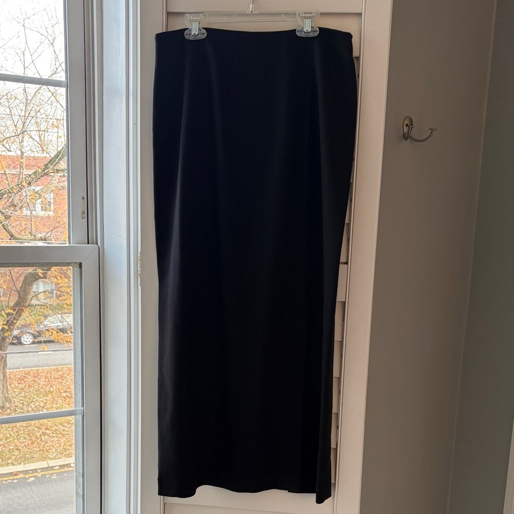 Banana Republic Classic Long Pencil Deep Slit Midi Skirt Sz10